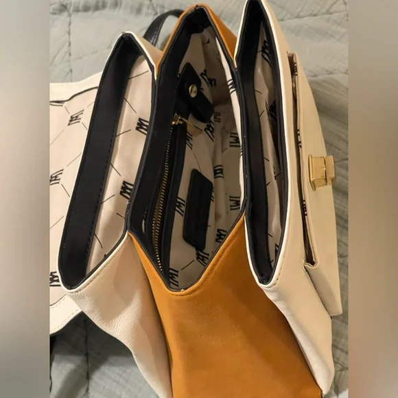 Antonio Melani Handbag- Black, White & Brown - Picture 8 of 8